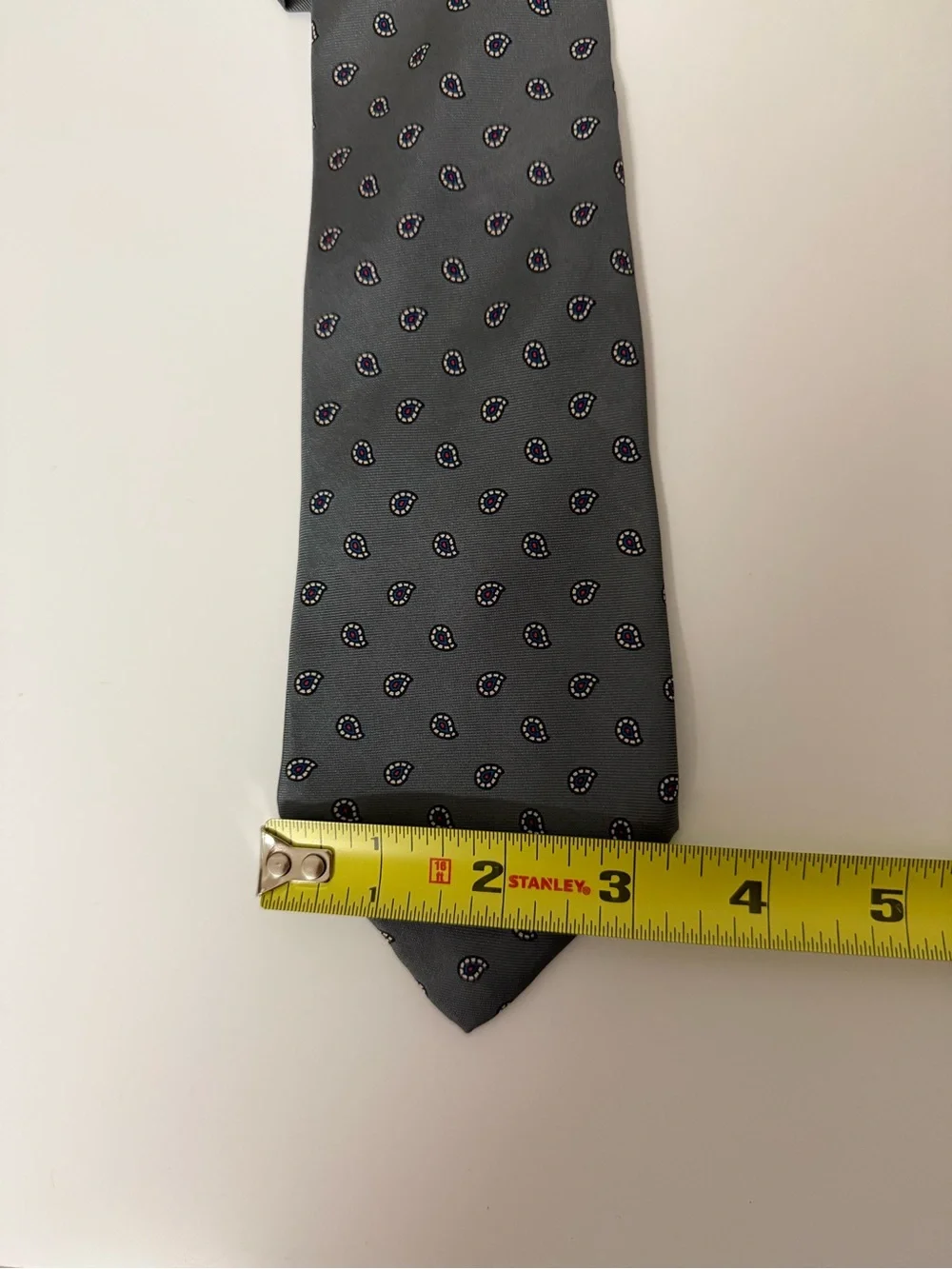 Men's Black Micro-Paisley Silk-Feel Tie‎